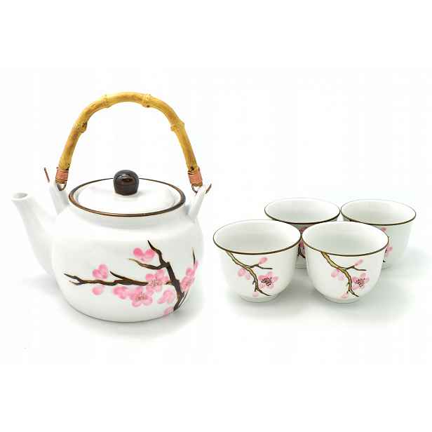 Čajový set pro 4 osoby Sakura 800 ml