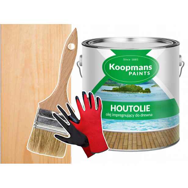 Koopmans Olej na terasu Houtolie Bezbarvý Uv 2,5L
