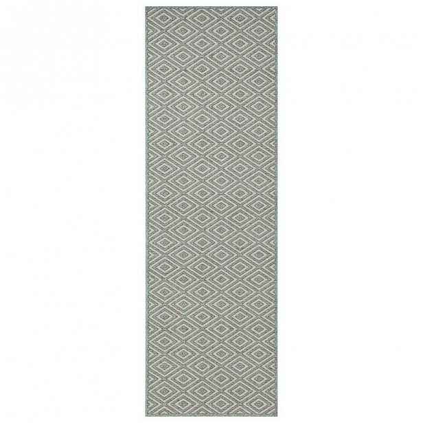 Krémovo-modrý běhoun Hanse Home Cook & Clean Michael, 60 x 180 cm