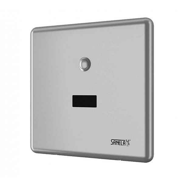 Sanela - Automatický splachovač WC s elektronikou ALS na tlakovou vodu, 6V SLW 01NKB
