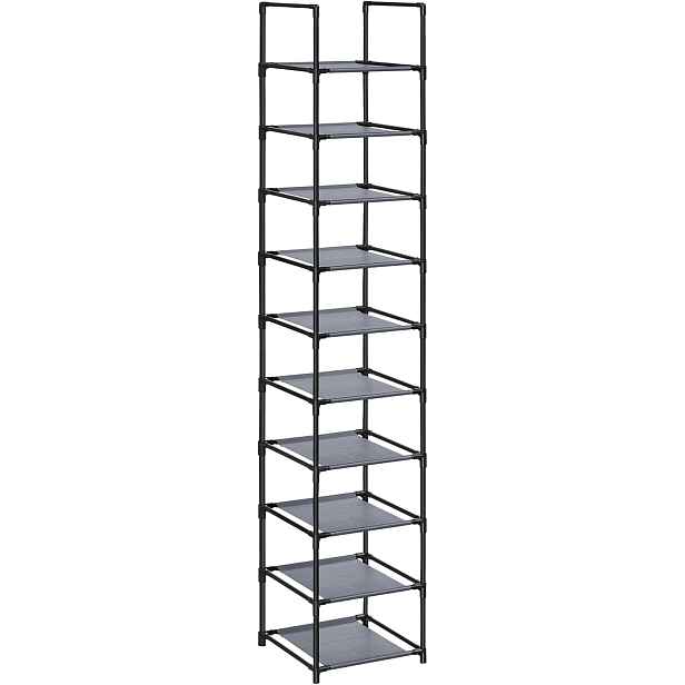 SONGMICS Stojan na boty Halas 173 cm černý/šedý