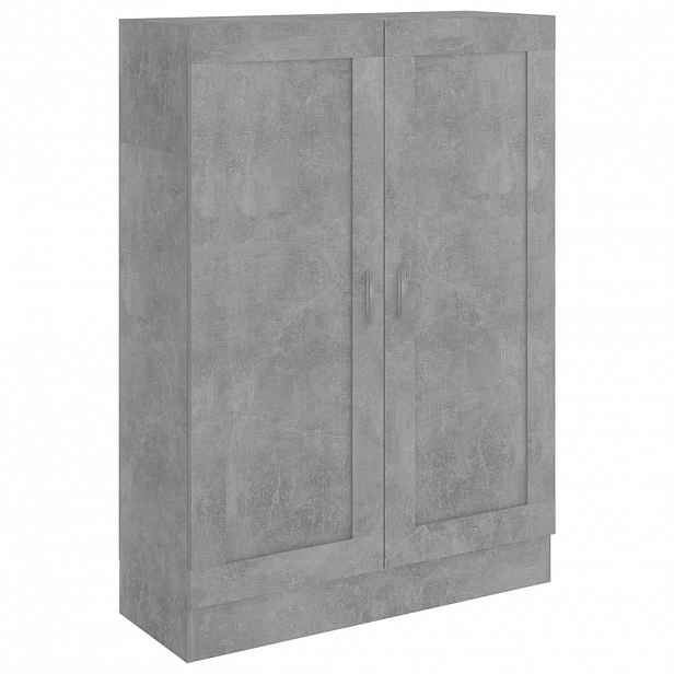 vidaXL Knihovna betonově šedá 82,5 x 30,5 x 115 cm kompozitní dřevo