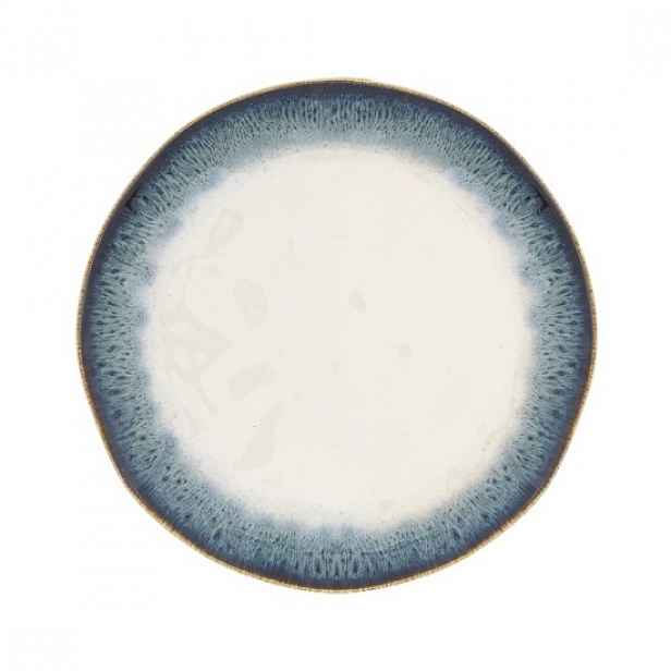 Jídelní talíř, porcelán, 26 cm, modrý, "Nuances" - Easy Life