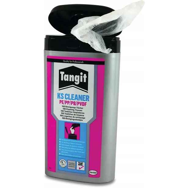 Tangit Čistící ubrousky pro Pe/pp/pvdf typ Ks, etiketa