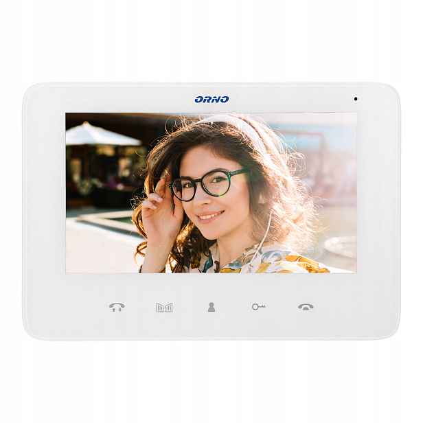 Video monitor, 7" pro sada. Indi, Scuti bílý