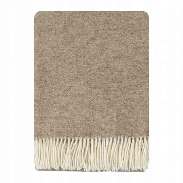 Vlněná deka teplá hrubá 100% novozélandská vlna 140x200 Cozy Blankets