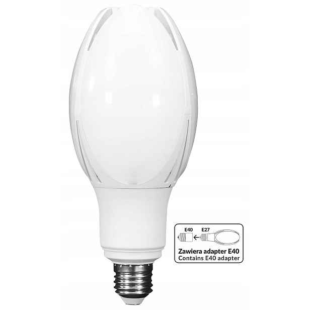 Žárovka Lumax Hp Bulb E27/E40 24W 4000lm Nw 840 340° 220-240V LL713