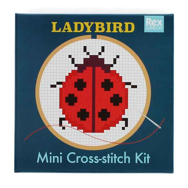 Kreativní sada Cross-stitch Kit Ladybird – Rex London