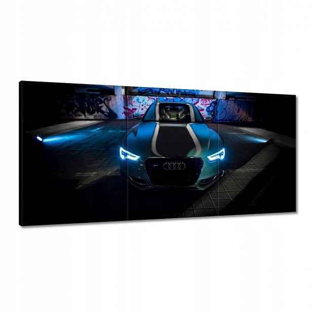 Obrazy 120x60 Modré Audi Auta