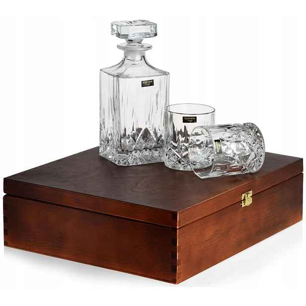 Sada na whisky Bohemia Classico 6+1 v krabičce s gravírováním