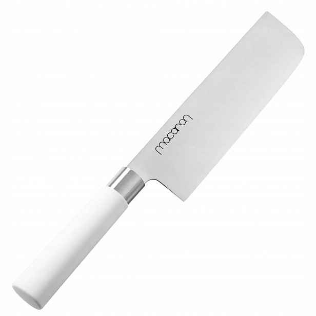 Satake nůž Macaron White Japonský Nůž Nakiri Sekáček na sekání 17 cm