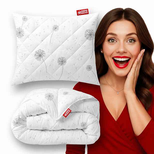 Set Přikrývka 140x200 Polštář 70x80 Antialergický Komplet Nafukovačky