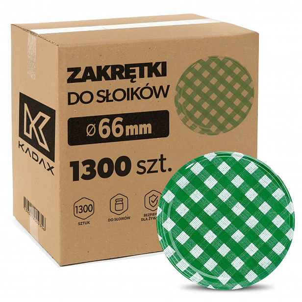 1300 x Šroubovací Víčka Na Skleničky Fi 66 Uzávěry Sklenice Víčko Mřížka 4-ZÁVĚSNÉ
