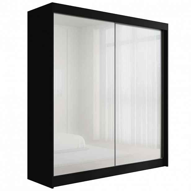 ALTDECOR ŠATNÍ SKŘÍŇ PEKA – 200 cm – černá | bílá