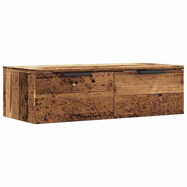 vidaXL Nástěnná skříňka old wood 68 x 30 x 20 cm kompozitní dřevo