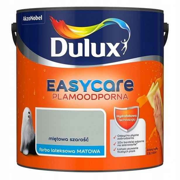 Dulux EasyCare barva Mátově šedá matná 2,5L