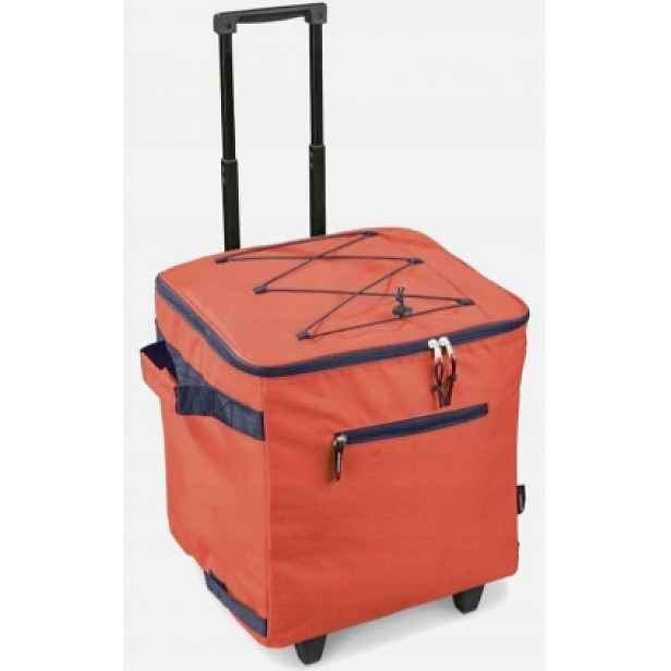 Nákupní vozík 40 l s funkcí chlazení Topmove červený, max. 14 kg