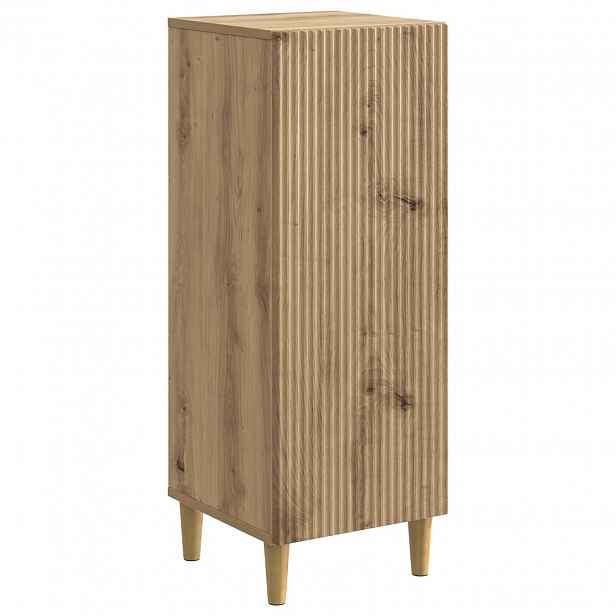vidaXL Servírovací skříň Dub artisan 33 x 34,5 x 90 cm