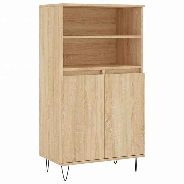 vidaXL Skříň highboard dub sonoma 60 x 36 x 110 cm kompozitní dřevo