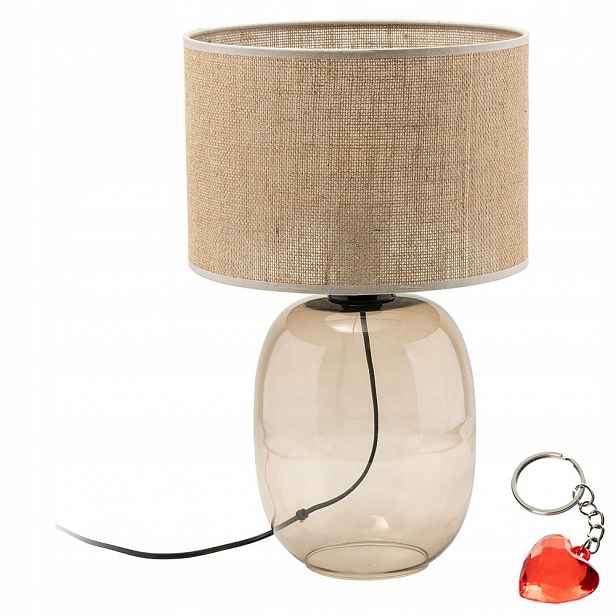 Noční lampa do obývacího pokoje Černá Stolní E27 30 cm Stínidlo Melody Tk Lighting