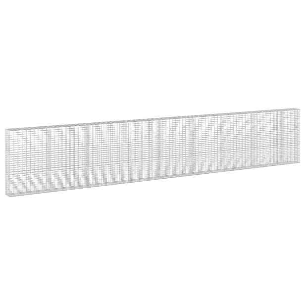 vidaXL Gabion s drátem 5 mm a síťkou 5x10 cm 850x30x150 cm