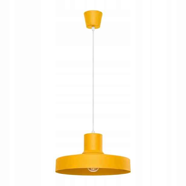 Závěsná stropní lampa nad stůl Bilo E27 žlutá SL.2056 Sollux