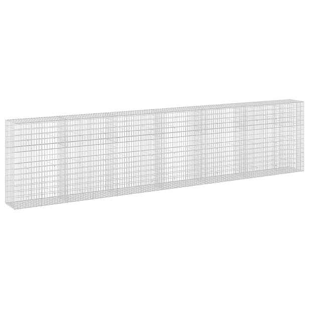 vidaXL Gabion s drátem 5 mm a síťkou 5x10 cm 650x50x150 cm