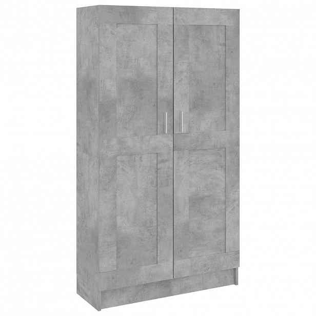 vidaXL Knihovna betonově šedá 82,5 x 30,5 x 150 cm kompozitní dřevo