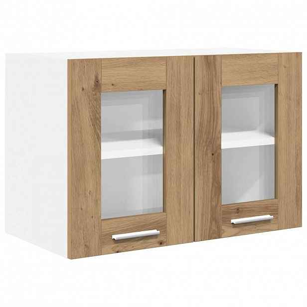vidaXL Závěsná skříňka Artisanový dub 60 x 31 x 40 cm Kompozitní dřevo