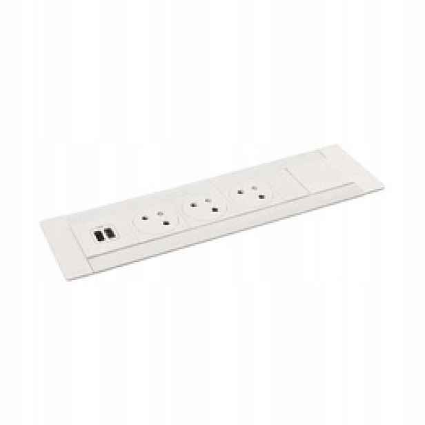 Zásuvka Multilink 3X2P+Z/USB Bílá Legrand 654860