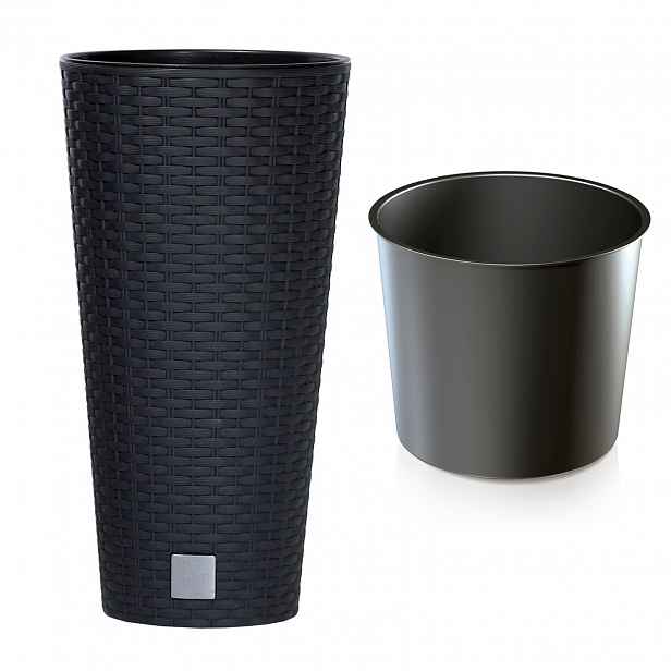 Kulatý vysoký květináč náplň 25xh48cm Kryt