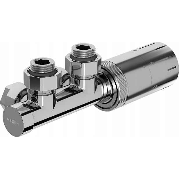Mexen G05 Termostatická Rohová Souprava Duplex DN50 Chrom