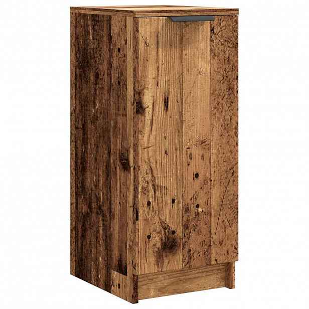 vidaXL Botník old wood 29,5 x 35 x 70 cm kompozitní dřevo