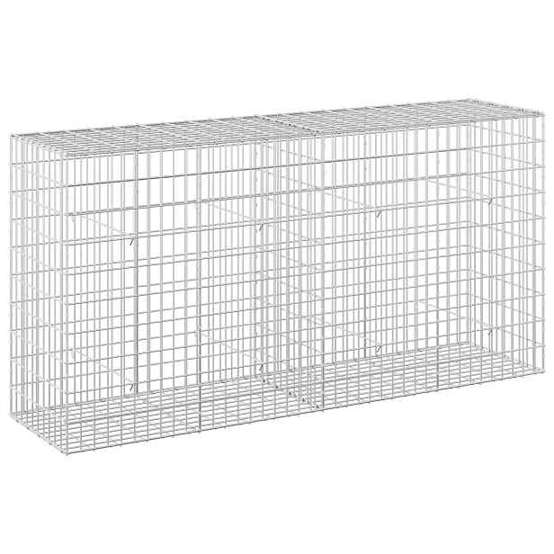 vidaXL Gabion s drátem 5 mm a síťkou 5x10 cm 200x50x100 cm
