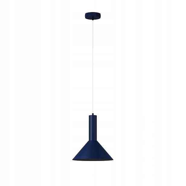 Závěsná lampa kužel tmavě modrá E27 15W Vitrum Sigma Lighting
