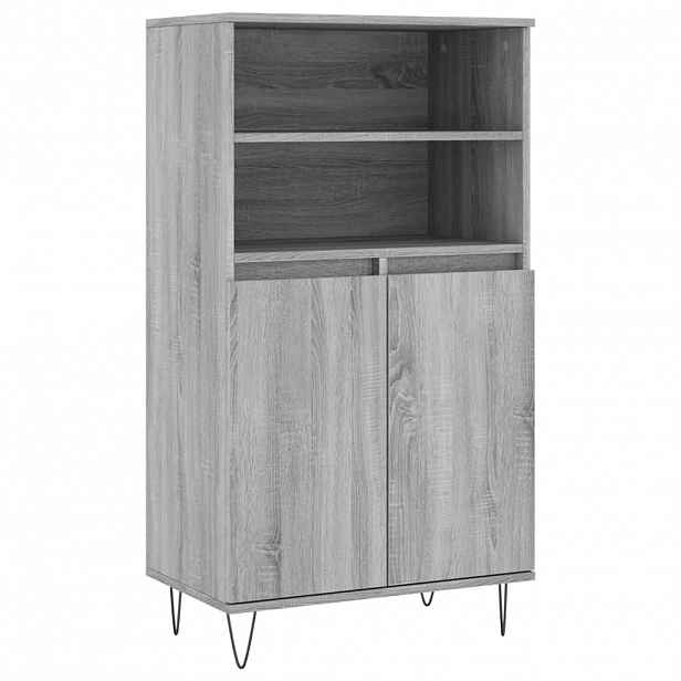 vidaXL Skříň highboard šedá sonoma 60 x 36 x 110 cm kompozitní dřevo