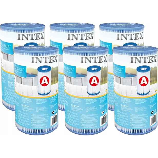 6 x Filtr Pro Čerpadlo Bazén Typ A Intex 29000