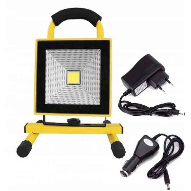 Halogenová Dílenská Lampa 20W Aku 4400mAh Slim