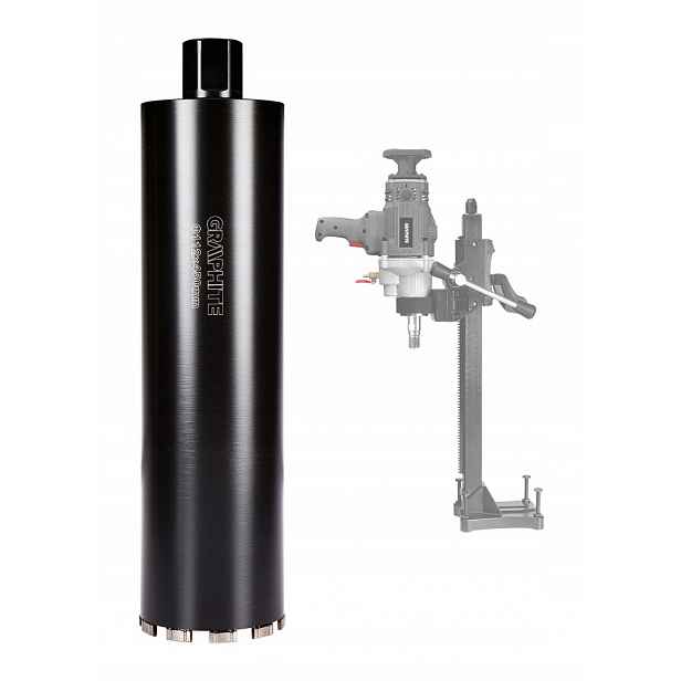 Korunkový Vrták Pro Vrtačku 58G540 112×450MM×10T 57H863 Graphite