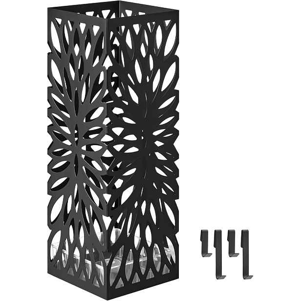 SONGMICS Stojan na deštníky SVEA II 41 cm černý