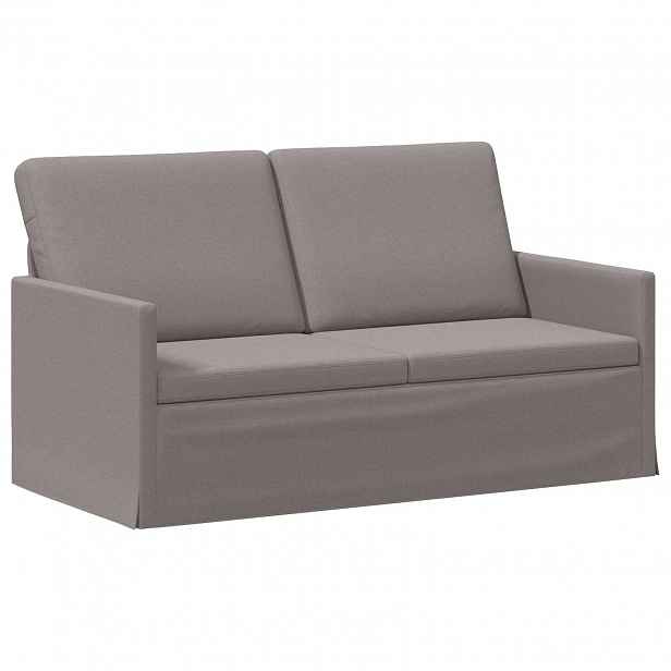 vidaXL Pohovka pro 2 osoby Taupe 150 x 81 x 82 cm Textil