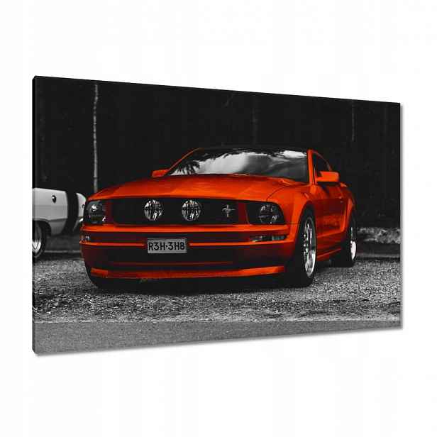 Obrazy 120x80 Červený Ford Mustang
