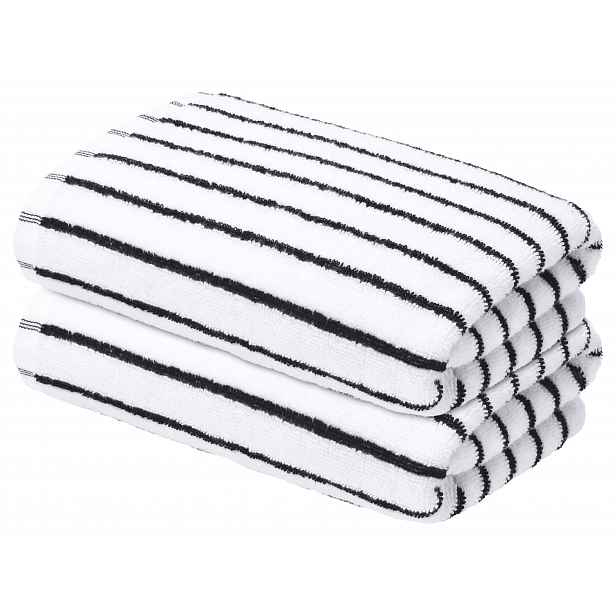 Livarno® Froté ručník, 2 kusy, 50 x 100 cm (bílá)