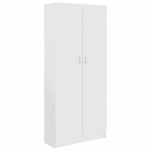vidaXL Knihovna bílá 82,5 x 30,5 x 185,5 cm kompozitní dřevo
