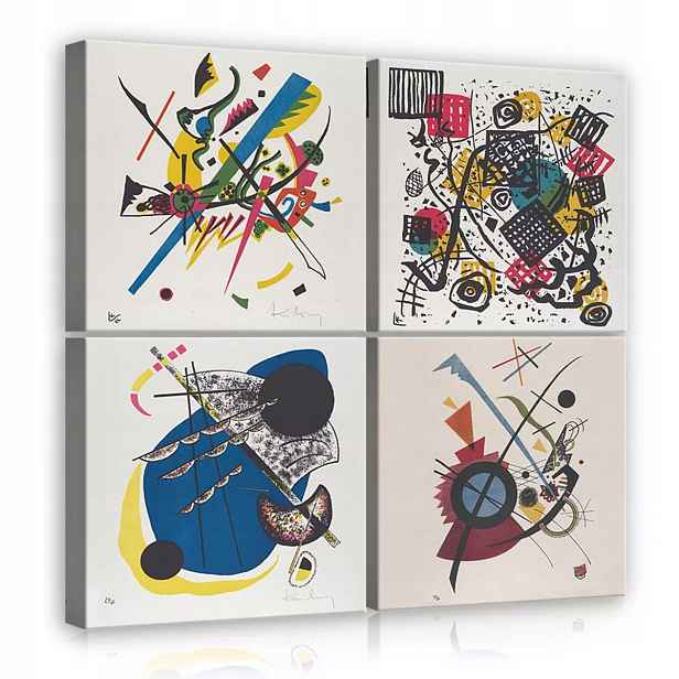 Obraz Na Plátně Canvas 50x50 Grafika Kandinský