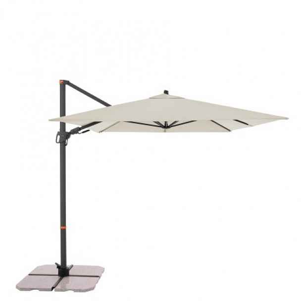 Doppler myZone 320 x 240 cm - výkyvný zahradní slunečník s boční tyčí : Desén látky - 820