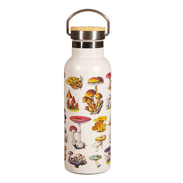 Krémová nerezová dětská lahev 500 ml Vintage Mushroom - Sass & Belle
