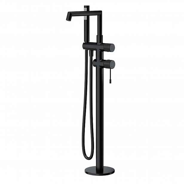 Volně stojící vanová a sprchová baterie Cersanit Zen černá S1001-161 97 cm