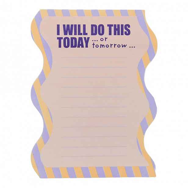 EVERYDAY Samolepicí lístečky "Do This Today" - žlutá/modrá