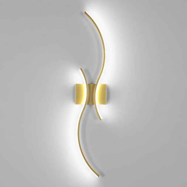 Led Nástěnné Svítidlo Zlaté Moderní Do Obývacího Pokoje Chodby 6500K 27W